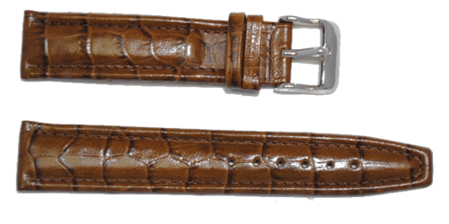 Bracelet montre marron triple joncs