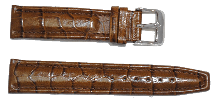 Bracelet montre marron triple joncs