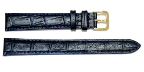 bracelet montre marine alligator