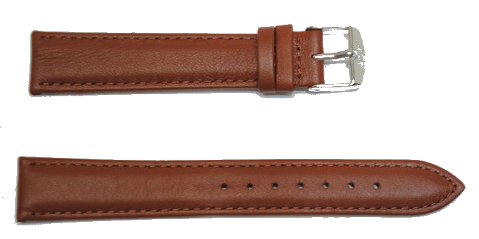 Bracelet montre cuir marron 14-16-18 mm | Enfant et Ado
