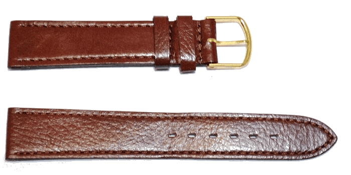 BRACELET-MONTRE-PLAT-ROMA-MARRON