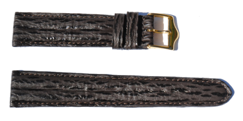 BRACELET-MONTRE-DJDR-REQUIN-VERITABLE-MARRON