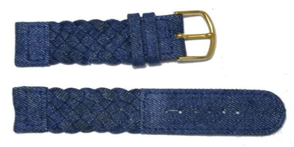 bracelet montre-tressé-jeans