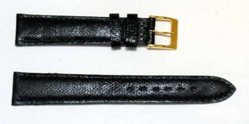 Bracelet montre cuir poisson maruca véritable