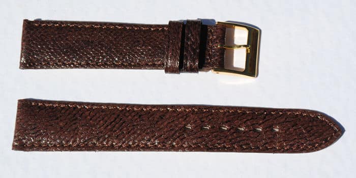 Bracelet montre en cuir de poisson véritable Maruca