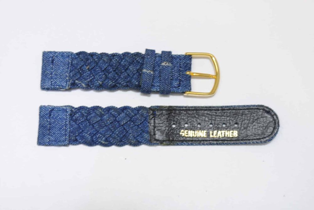 Bracelet montre mi- tresse avec doublure cuir photo du verso