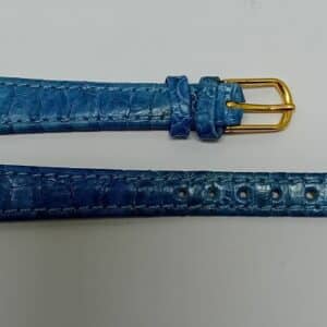 bracelet montre pattes de coq bleu