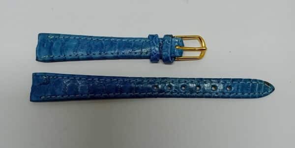 bracelet montre pattes de coq bleu