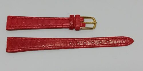 bracelet montre pattes de coq rouge