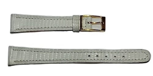 bracelet montre lezard blanc