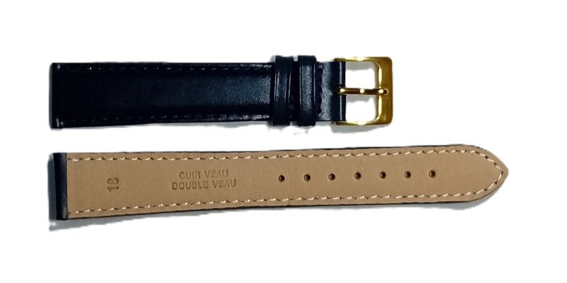 Bracelet montre bleu marin extra long XL doublure